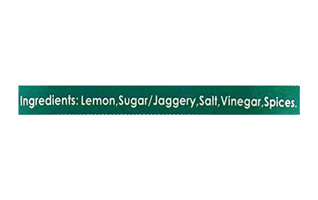 Jayashri's Sweet Lemon Pickle    Pack  360 grams